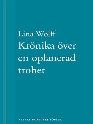 cover image of Krönika över en oplanerad trohet